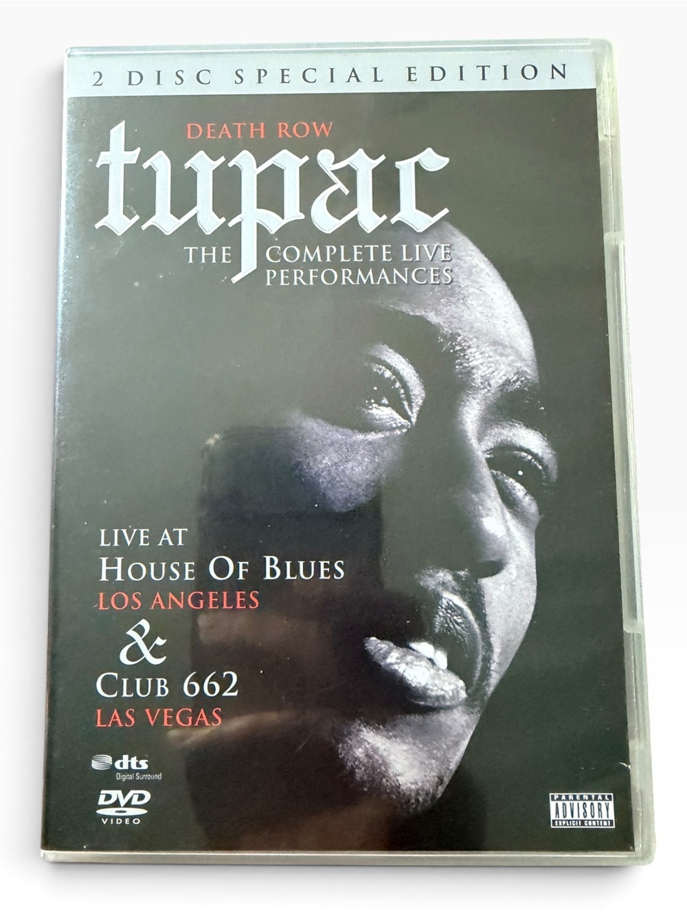 2-Disc Tupac "The Complete Live Performances" DVD